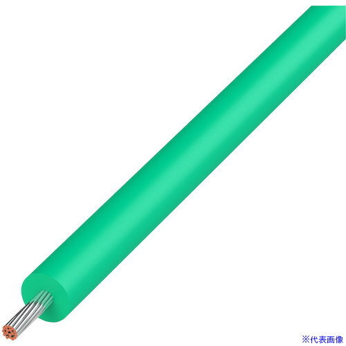 ■KYОWA UL耐熱ビニル絶縁電線 UL1015AWG22GR305M(5772457)[送料別途お見積り][法人限定][掲外取寄]