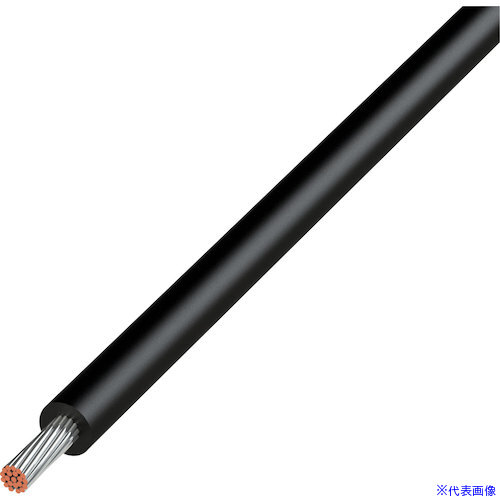 ■KYОWA UL耐熱ビニル絶縁電線 UL1007AWG20BK610M(5772463)[送料別途お見積り][法人限定][掲外取寄]
