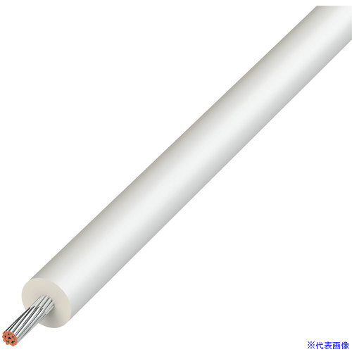 ■KYОWA UL耐熱ビニル絶縁電線 UL1015AWG22WH305M(5772472)[送料別途お見積り][法人限定][掲外取寄]