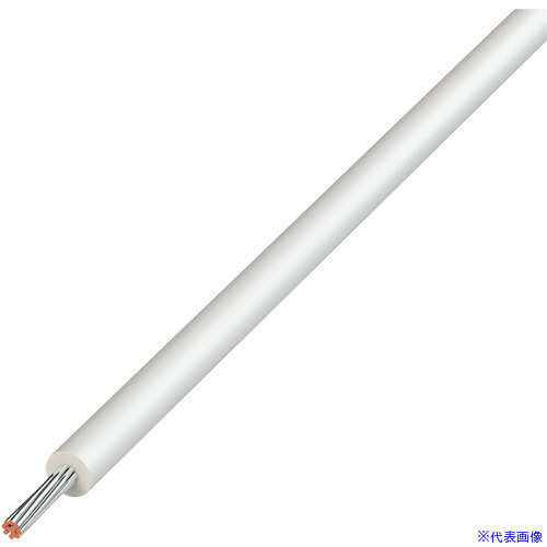 ■KYОWA UL耐熱ビニル絶縁電線 UL1007AWG24WH610M(5772489)[送料別途お見積り][法人限定][掲外取寄]