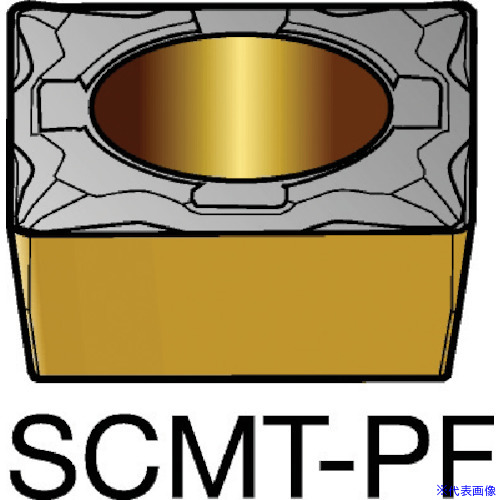 ■SANDVIK コロターン107 旋削用ポジチップ(120) 1515 SCMT09T304PF(1515)(5782279)&times;10[送料別途お見積り][法人限定][掲外取寄]｜セミプロＤＩＹ店ファースト