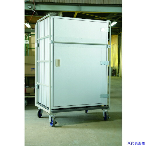 ■関東冷熱 カゴ車搭載用大型保冷保温庫 KRクールBOXーL 1180タイプ KRLL1180(5792103)[送料別途見積り][法人・事業所限定][掲外取寄]