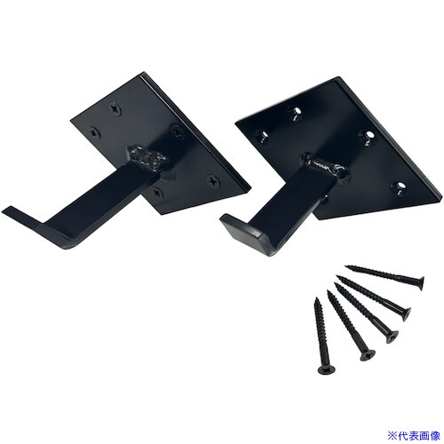 ■福井金属工芸 重量用額受 壁面用 80mm 黒 2326 2326(5798599)[送料別途お見積り][法人限定][掲外取寄]