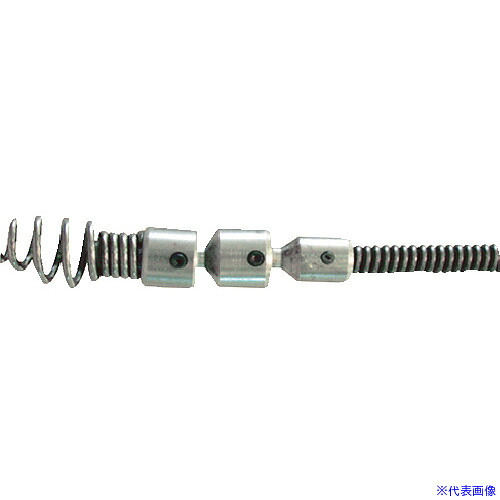 ■KANTOOL 排水管掃除機用交換ケーブル フレキシブルスネークワイヤー シングル・ワイヤー 6mm×30m SW0630(5800133)[送料別途お見積り][法人限定][掲外取寄]