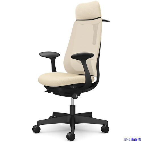 ■OKAMURA ポータム,固定肘,背メッシュ,EXスタンダードタイプ,ブラックボディ,ハンガー有,ランバー有,ナイロンキャスター CF26XSF1K2(5840349)[送料別途お見積り][法人限定][外直送]