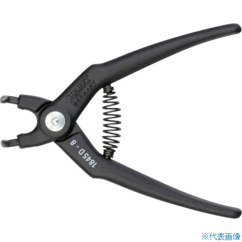 ■HAZET スナップリングプライヤー(穴用) 爪先端径0.9mm 1845D8(5844142)