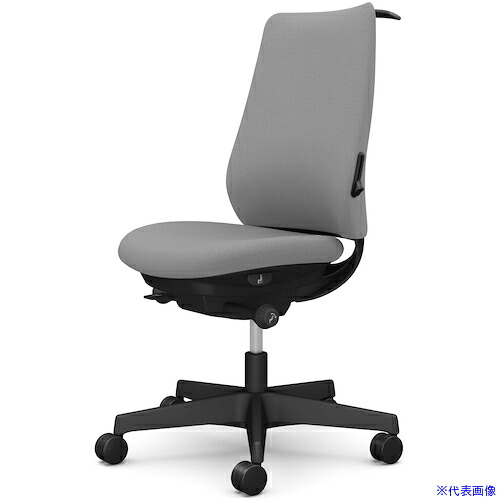 ■OKAMURA ポータム,肘なし,背クッション,スタンダードタイプ,ブラックボディ,ハンガー有,ランバー有,ナイロンキャスター CF14XSFKY2(5844946)[送料別途お見積り][法人限定][外直送]