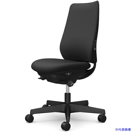 ■OKAMURA ポータム,肘なし,背クッション,スタンダードタイプ,ブラックボディ,ハンガー無,ランバー有,ウレタンキャスター CF13ZSFSF1(5844954)[送料別途お見積り][法人限定][外直送]