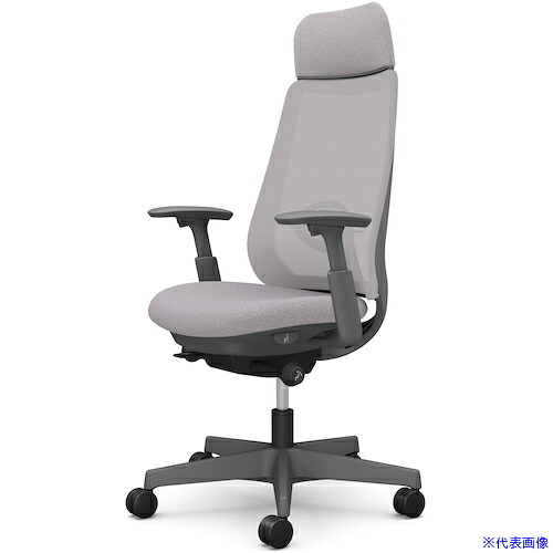■OKAMURA ポータム,可動肘,背メッシュ,EXスタンダードタイプ,ダークグレーボディ,ハンガー無,ランバー有,ウレタンキャスター CF85ZEF1K1(5848335)[送料別途お見積り][法人限定][外直送]