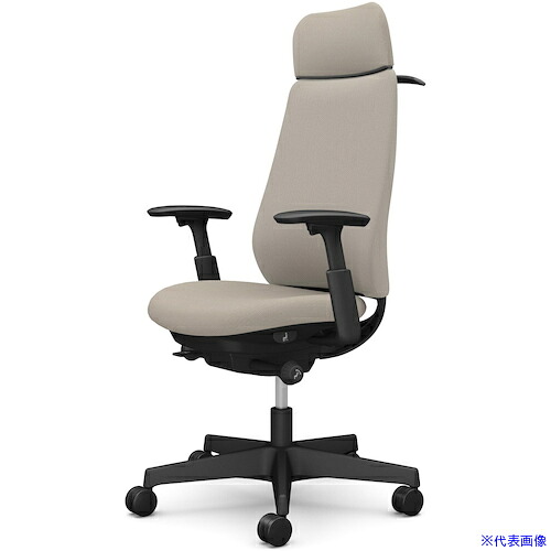 ■OKAMURA ポータム,可動肘,背クッション,EXスタンダードタイプ,ブラックボディ,ハンガー有,ランバー無,ナイロンキャスター CF88XRFKY7(5851563)[送料別途お見積り][法人限定][外直送]