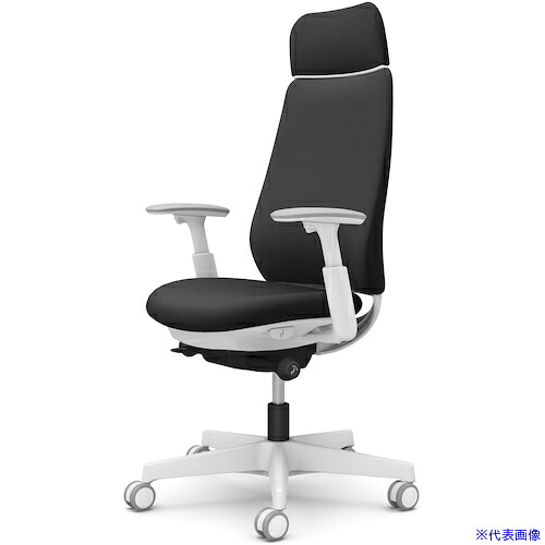 ■OKAMURA ポータム,可動肘,背クッション,EXスタンダードタイプ,ホワイトボディ,ハンガー無,ランバー無,ウレタンキャスター CF87ZWFSF1(5854712)[送料別途お見積り][法人限定][外直送]