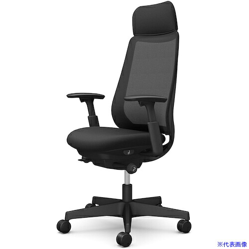 ■OKAMURA ポータム,可動肘,背メッシュ,EXスタンダードタイプ,ブラックボディ,ハンガー無,ランバー無,ウレタンキャスター CF85ZRFKA1(5860928)[送料別途お見積り][法人限定][外直送]