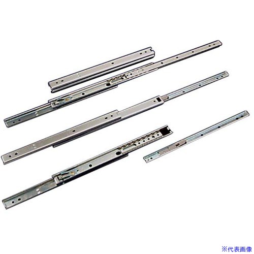 ■摂津金属工業 スライドレール C273555(5899569)[送料別途お見積り][法人限定][外直送]｜セミプロＤＩＹ店ファースト