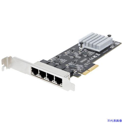 ■スターテック ネットワークアダプターカード/PCI Express x4/4ポート/2.5GbE RJ45 LANカード PR42GINETWORKCARD(5944532)[法人・事業所限定][外直送元] 31,246円