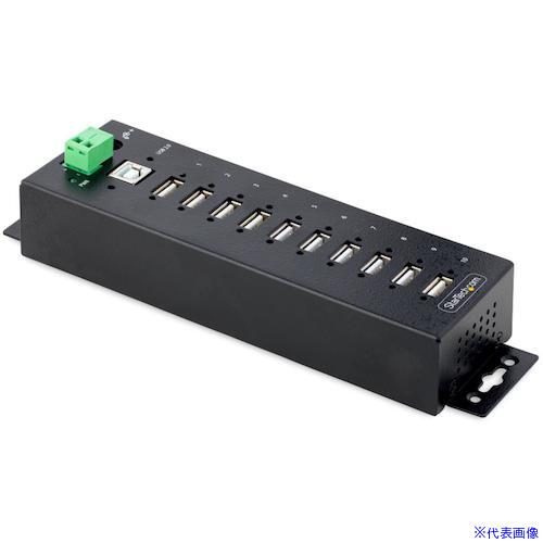 ■スターテック USBハブ/USB 2.0接続/10ポート/産業用メタル筐体/ESDレベル4保護機能/DINレール・壁面設置対応 USB210AINDUSBAHUB(5946103)[法人・事業所限定][外直送元]｜セミプロＤＩＹ店ファースト