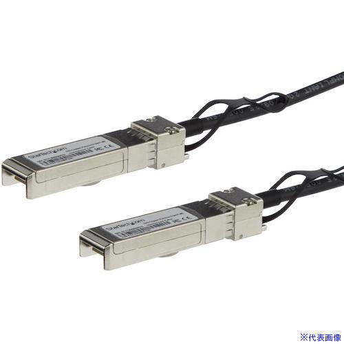 ■スターテック DAC Twinaxケーブル/5m/MSA対応アンコード/10Gbps/銅線ダイレクトアタッチケーブル SFP10GPC5M(5954360)[法人・事業所限定][外直送元]