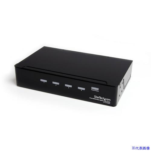 ■スターテック ビデオスプリッター/1920 x 1200 HDMI/1入力4出力/3.5mm ステレオオーディオ ST124HDMI2(5977960)[法人・事業所限定][外直送元]｜セミプロＤＩＹ店ファースト