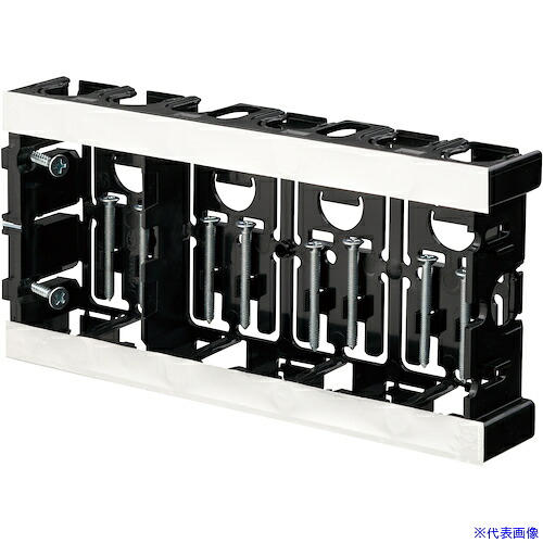 ■日動電工 配ボックス台付4個用SM36B4(SM36B4) SM36B4(6089699)×10[送料別途お見積り][法人限定][外直送]