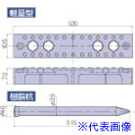 ■日動電工 「受注生産」巡視路ステップ軽量型(樹脂杭)(NJS&minus;530) NJS530(6091281)&times;6[送料別途お見積り][法人限定][外直送]｜セミプロＤＩＹ店ファースト
