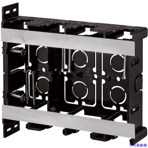 ■日動電工 配ボックス耳付3個用SM36HC3(SM36HC3) SM36HC3(6091318)&times;10[送料別途お見積り][法人限定][外直送]｜セミプロＤＩＹ店ファースト
