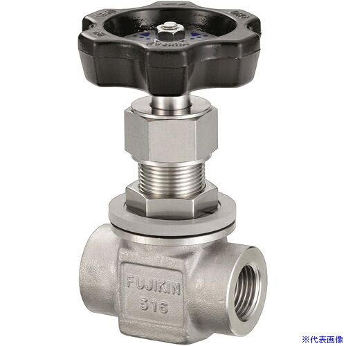 ■Fujikin SUS鋼製ニードルバルブ 外ねじ式42MPaPUS&minus;142 PUS142PB(6091936)[送料別途お見積り][法人限定][外直送]｜セミプロＤＩＹ店ファースト