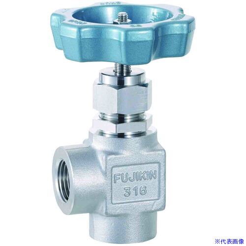 ■Fujikin SUS鋼製ニードルストップバルブUS327PER US327PER(6093490)[送料別途お見積り][法人限定][外直送]