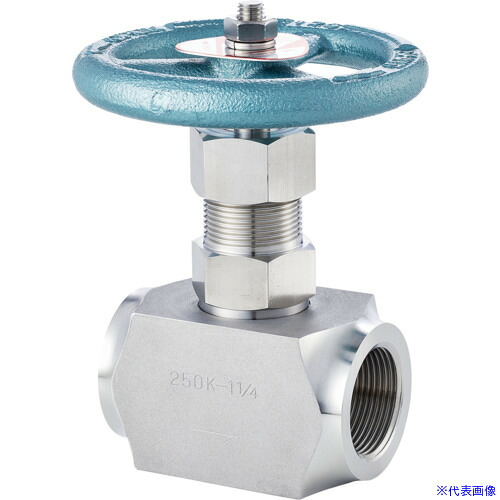 ■Fujikin SUS鋼製ニードルバルブ 24.5MPa US-125 US125H(6096385)[送料別途お見積り][法人限定][外直送]