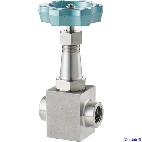 ■Fujikin 一般調整CV値3.6 SUS鋼製ニードルバルブ 3.92MPa UH-14 UH14D(6096427)[送料別途お見積り][法人限定][外直送]