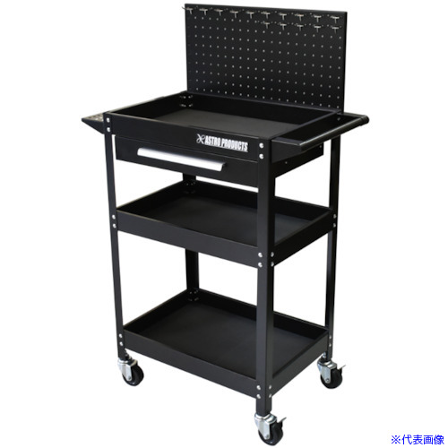 楽天市場】【収納関連】AP ツールワゴン 3段 ブラックWT848 [アストロ