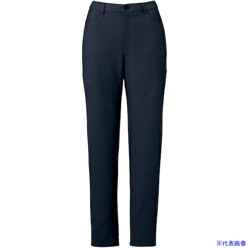 ■FOLK スリムストレートパンツ HI302 ダークネイビー M HI30217M(6212484)[送料別途お見積り][法人限定][掲外取寄]