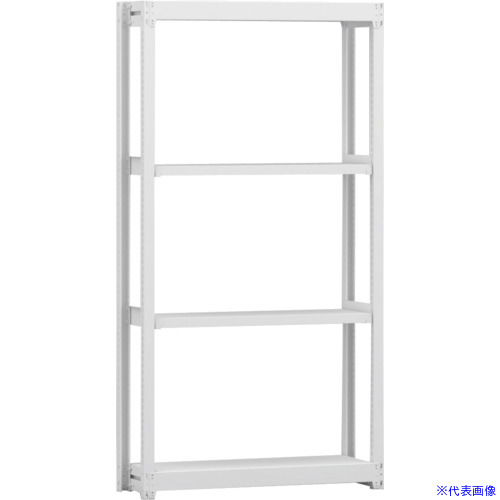 ■金剛 中軽量棚BLL 基本単式1連 有効3段 900X300X1800 BLL361304SOR(6270599)[送料別途お見積り][法人限定][外直送]｜セミプロＤＩＹ店ファースト