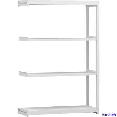 ■金剛 中軽量棚BLL 連結単式1連 有効3段 1200X450X1800 BLL461454SAR(6275470)[送料別途お見積り][法人限定][外直送]