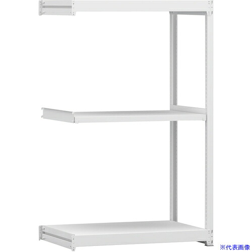■金剛 中軽量棚BLL 連結単式1連 有効2段 900X600X1500 BLL351603SAR(6275513)[送料別途お見積り][法人限定][外直送]
