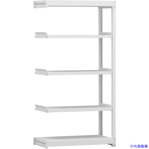 ■金剛 中軽量棚BLL 連結単式1連 有効4段 900X450X1800 BLL361455SAR(6275520)[送料別途お見積り][法人限定][外直送]