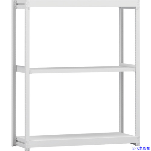 ■金剛 中軽量棚BLL 基本単式1連 有効2段 1200X450X1500 BLL451453SOR(6275542)[送料別途お見積り][法人限定][外直送]