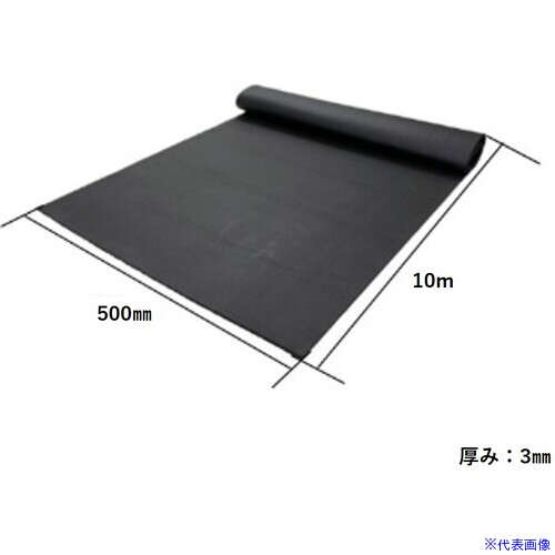 ■WAKI EPDMスポンジタフ 3X500X10m EPTT12(6348989)[送料別途お見積り][法人限定][掲外取寄]