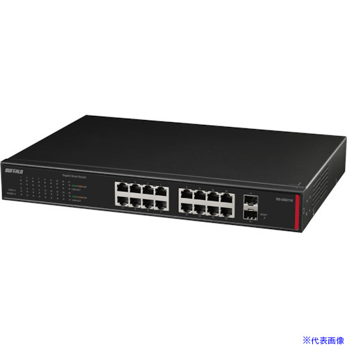 ■バッファロー 法人向け レイヤー2 Giga スマートスイッチ BSGS2116(6510012)[送料別途見積り][法人・事業所限定][掲外取寄]