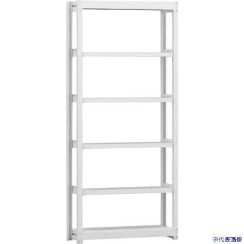 ■金剛 中軽量棚BLM 基本 有効5段 900×300×2100 BLM371306SOR(6522248)[送料別途お見積り][法人限定][外直送]