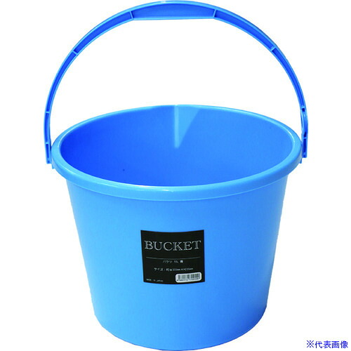■ANZEN 土木バケツ ブルー10L 目盛付 BKT10LB(6524778)×26[送料別途見積り][法人・事業所限定][外直送]