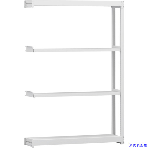 ■金剛 中軽量棚BLM 連結 有効3段 1200×300×1800 BLM461304SAR(6525416)[送料別途お見積り][法人限定][外直送]