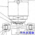 ■Fujikin SUS鋼製自動ダイレクトダイヤフラムバルブ＿1MPa＿FP-ND-91 FPND916.35(6539936)[送料別途お見積り][法人限定][外直送]