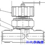 ■Fujikin SUS鋼製ダイレクトダイヤフラムバルブ＿1MPa＿FUND-71G FUND71G12.7(6539981)[送料別途お見積り][法人限定][外直送]