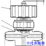 ■Fujikin SUS鋼製ダイレクトダイヤフラムバルブ＿1MPa＿FUND-71G FUND71G6.35P(6541492)[送料別途お見積り][法人限定][外直送]