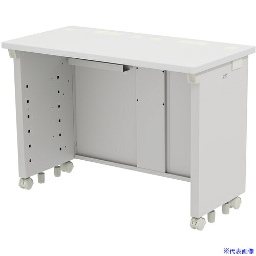 ■SANWA eデスク(ホワイト)W1000&times;D500&times;H700 EDSK10050W(6543153)[法人限定][外直送元]｜セミプロＤＩＹ店ファースト