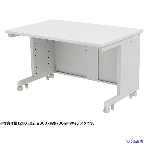 ■SANWA eデスク(ホワイト)W1200&times;D800&times;H720 EDSK12080W72(6544769)[送料別途お見積り][法人限定][外直送]｜セミプロＤＩＹ店ファースト
