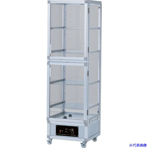 ■伸榮 高機能除湿器付デシケーターマグネットパッキンタイプアルミ複合板 MK－360CAU MK360CAU(6549144)[送料別途お見積り][法人限定][直送]