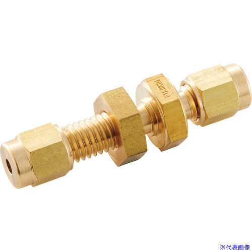 ■Fujikin 黄銅製パワフルロック継手_4.9MPa_PDW PDWP3.2R(6550938)[送料別途お見積り][法人限定][外直送]｜セミプロＤＩＹ店ファースト
