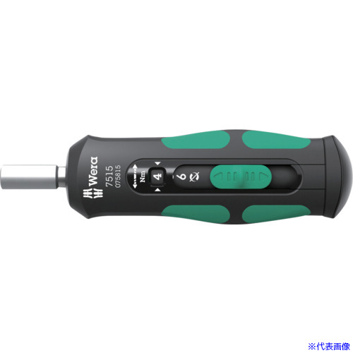 ■Wera(ヴェラ) 7515 差替式クラフトフォームセーフトルクドライバー、 2−6Nm 075815(6581622)|セミプロDIY店ファースト