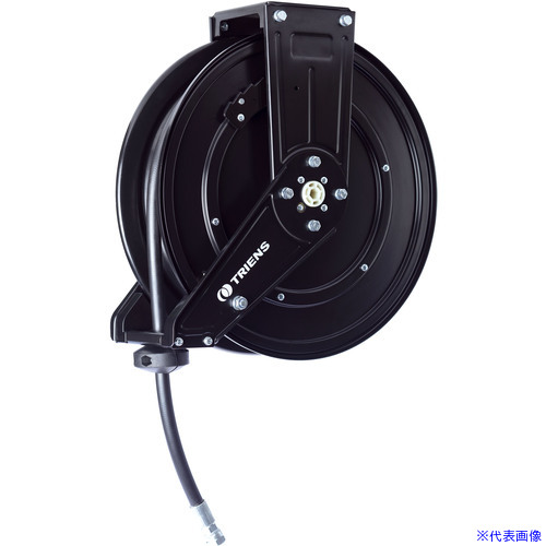 ■TRIENS 【受注生産品】 スチール製 オイル用高圧リール 3/8×10m ロックフリー仕様 MMO310A0(6608706)[送料別途お見積り][法人限定][掲外取寄]