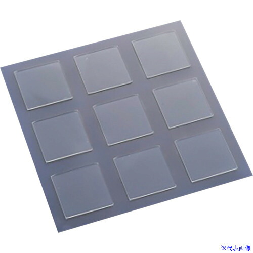 ■EXSEAL 耐震ゲル 転倒防止シート ゲルタック お徳用 60×60×5mm(角型) GT0122025(6623756)[送料別途お見積り][法人限定][掲外取寄]